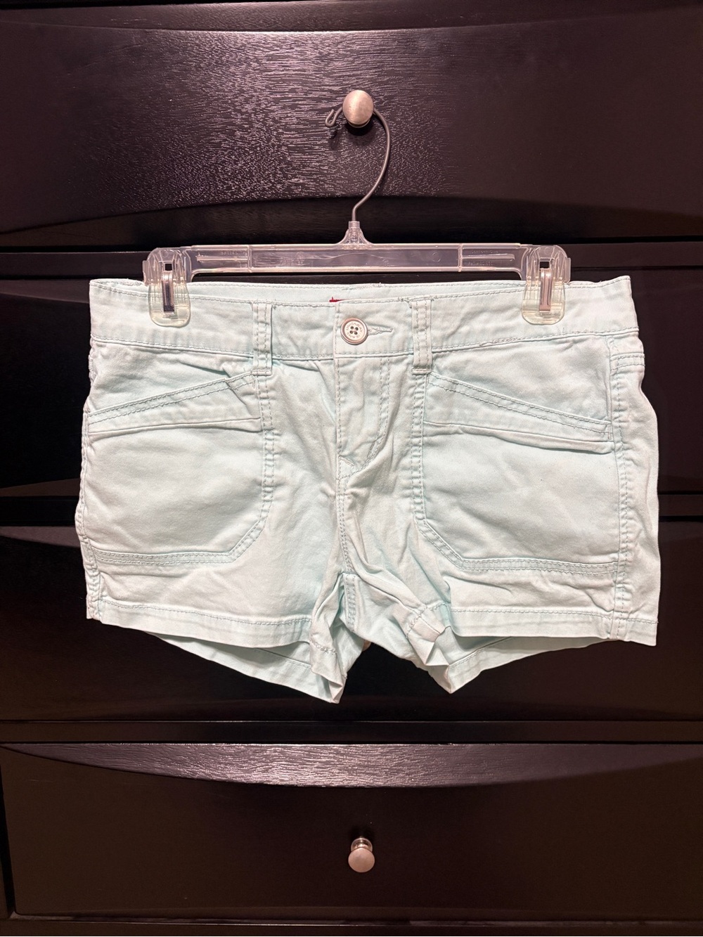 UNIONBAY Mint Green Denim-Style Women's Shorts